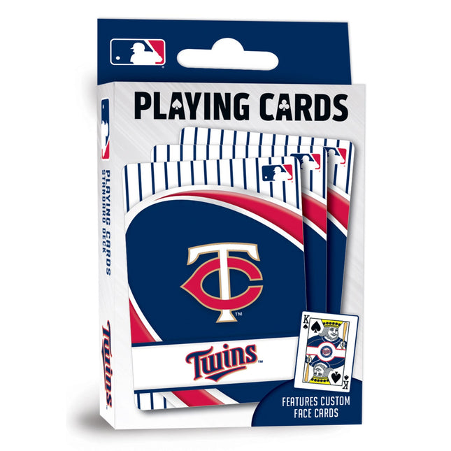 Minnesota Twins Playing Cards - 54 Card Deck by MasterPieces Puzzle Company INC