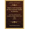 History And Genealogy Of The Carpenter Family In America: From The Settlement At Providence, Rhode Island, 1637-1901 (1901)