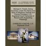 Michael H. Parish, Doing Business Under the Name and Style of Alleghany Asphalt and Paving Company, U.S. Supreme Court Transcript of Record with Suppo