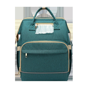 Large Capacity Mother and Baby Bag with Folding Crib