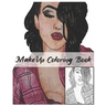 MakeUp Coloring Book: Makeup Face Charts 100 Pages " 8 x 10" 50 Beautiful women faces to Coloring for make up lovers