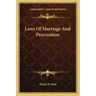 Laws of Marriage and Procreation