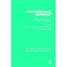 Professional Burnout: Recent Developments in Theory and Research