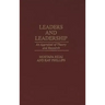 Leaders and Leadership: An Appraisal of Theory and Research