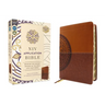 NIV Application Bible, Leathersoft, Brown, Red Letter, Thumb Indexed, Comfort Print: Bringing the Ancient Message of the Bible Into Your World