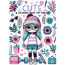 Cute Coloring Book For Girls: Fun and Magical Designs of Sweet Animals Love to Color for Kids