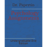 Psychology Assignments: Undergraduate