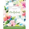 Adult Coloring Journal: Mindfulness (Butterfly Illustrations, Pastel Floral)