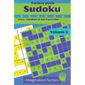 Sudoku variety pack. Easy, medium & hard puzzles: 100 puzzles. 6x9 travel size. Easy to carry