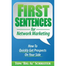 First Sentences For Network Marketing