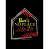 There's No Place Like Home: College Ruled Composition Notebook For Baseball Sports Fans