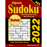 2022 Jigsaw Sudoku: 365 Medium Puzzles for Every Day of the Year: Keep Your Brain Young