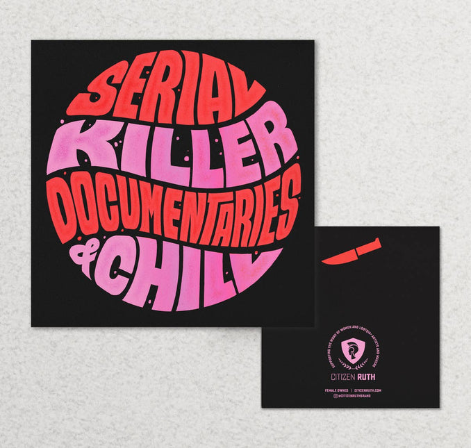 Citizen Ruth - Serial Killer Docs Card by Quirky Crate