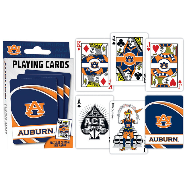 Auburn Tigers Playing Cards - 54 Card Deck by MasterPieces Puzzle Company INC