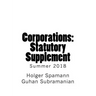 Corporations: Statutory Supplement