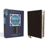 NIV Study Bible, Fully Revised Edition, Bonded Leather, Black, Red Letter, Thumb Indexed, Comfort Print