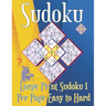 Large Print Sudoku 1 Per Page Easy to Hard: Sudoku puzzle book for adults