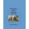 Essex County, Virginia Deed Book Abstracts, 1728-1733