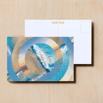 Snail Mail Postcard  - Rolling Wave After Rolling Wave After Rolling Wave by Dally