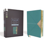 Nasb, Thinline Bible, Giant Print, Leathersoft, Teal, Red Letter Edition, 1995 Text, Comfort Print