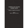 Learning and Teaching Number Theory: Research in Cognition and Instruction