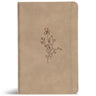 CSB Personal Size Bible, Digital Study Edition, Earth Suedesoft Leathertouch