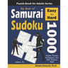 Big Book of Samurai Sudoku: 1000 Easy to Hard Sudoku Puzzles Overlapping into 200 Samurai Style