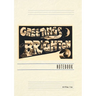 Vintage Lined Notebook Greetings from Brighton, England