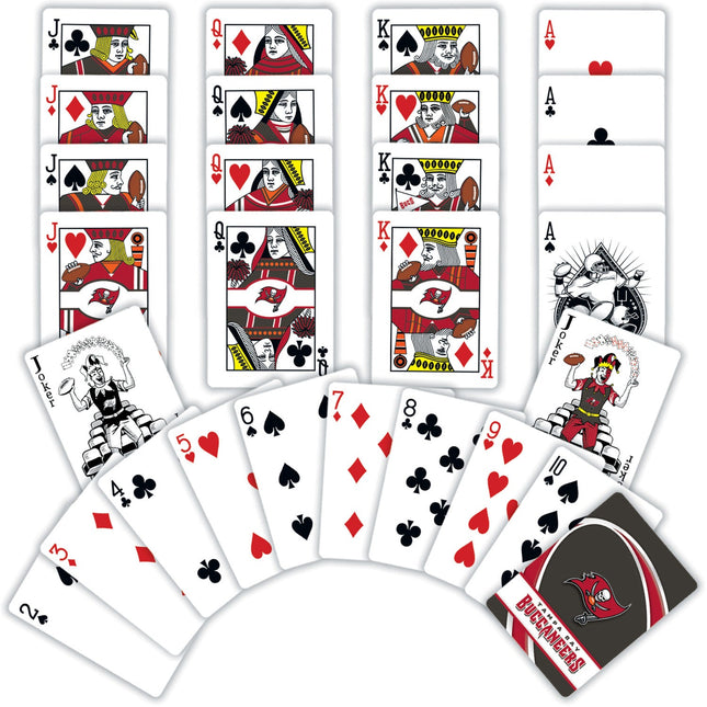 Tampa Bay Buccaneers Playing Cards - 54 Card Deck by MasterPieces Puzzle Company INC