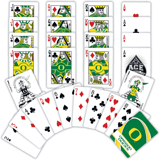 Oregon Ducks Playing Cards - 54 Card Deck by MasterPieces Puzzle Company INC