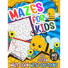 Mazes For Kids Ages 6-12: Bee Maze Activity Book For Kids - 6-8, 6-9, 9-12 and 10-12 years old - Fun and Challenging Maze Puzzles Games for Children