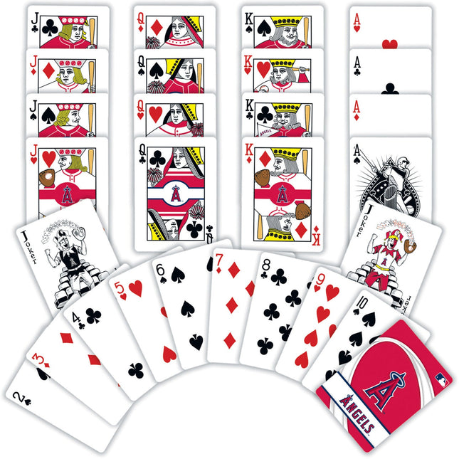 Los Angeles Angels Playing Cards - 54 Card Deck by MasterPieces Puzzle Company INC