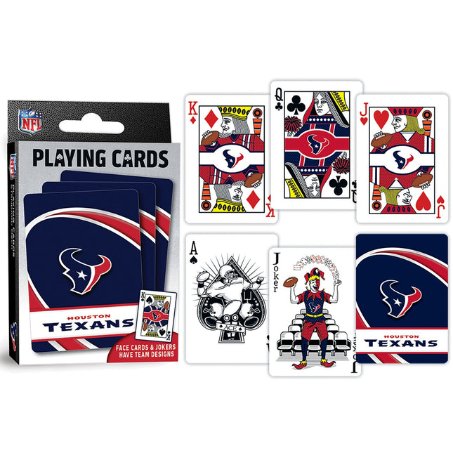Houston Texans Playing Cards - 54 Card Deck by MasterPieces Puzzle Company INC