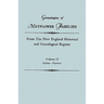 Genealogies of Mayflower Families from the New England Historical and Genealogical Register. in Three Volumes. Volume II: Gibbs - Parker