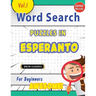 Word Search Puzzles in Esperanto for Beginners - Awesome! Vol.1 - Delta Classics