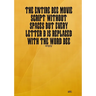 The Entire Bee Movie Script Without Spaces But Every Letter B Is Replaced With The Word Bee