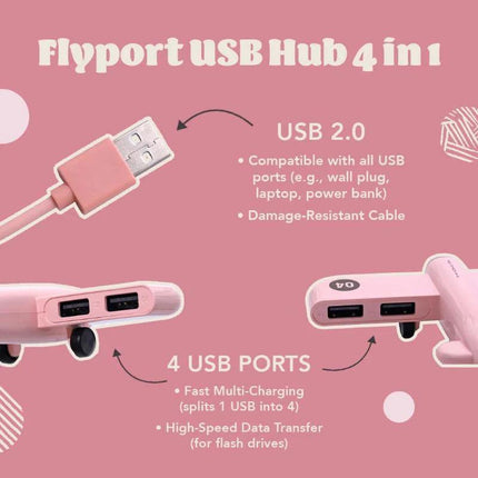 Flyport USB Hub 4 in 1 - Vysn