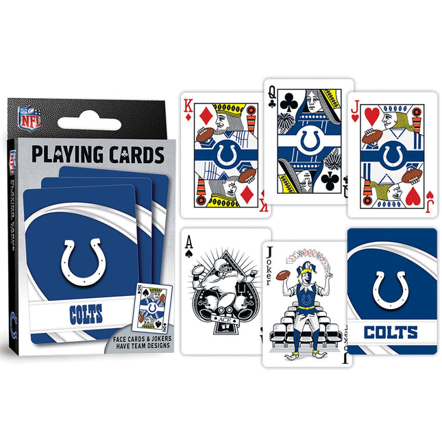 Indianapolis Colts Playing Cards - 54 Card Deck by MasterPieces Puzzle Company INC