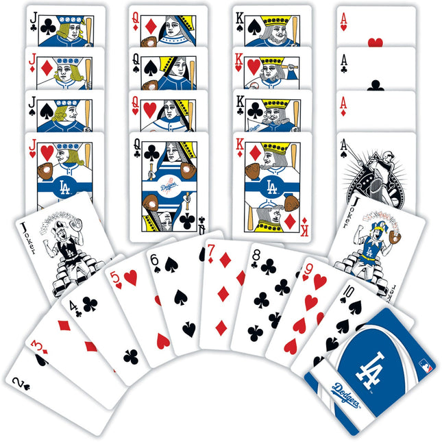 Los Angeles Dodgers Playing Cards - 54 Card Deck by MasterPieces Puzzle Company INC