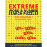 Extreme Word Search & Number Search Puzzles for Brainiacs - NOT your Standard Word Search!: Clever Puzzles with Twist - Puzzles with different Topic