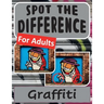 Spot the Difference Book for Adults - Graffiti