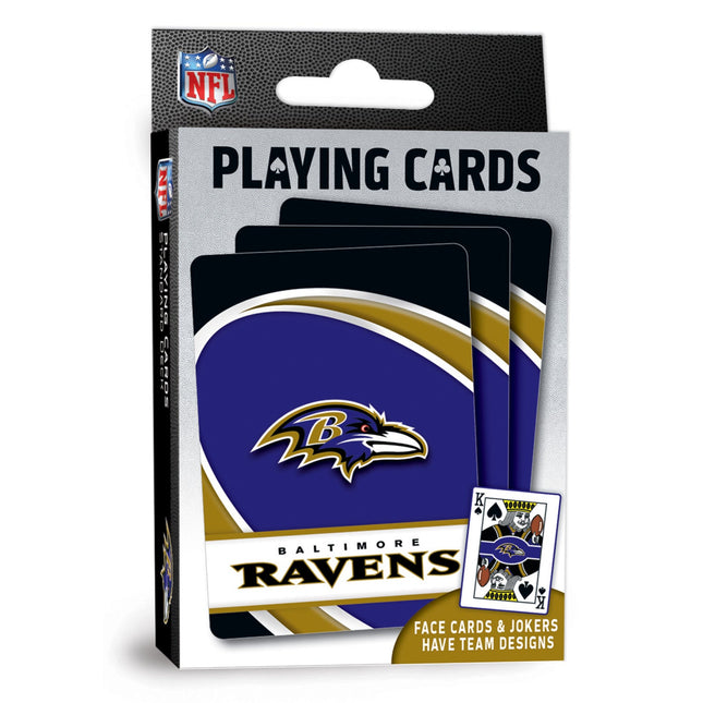 Baltimore Ravens Playing Cards - 54 Card Deck by MasterPieces Puzzle Company INC