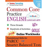 Common Core Practice - 8th Grade English Language Arts: Workbooks to Prepare for the Parcc or Smarter Balanced Test