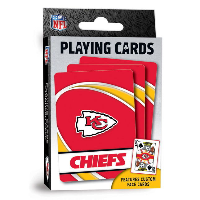 Kansas City Chiefs Playing Cards - 54 Card Deck by MasterPieces Puzzle Company INC