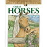 Creative Haven Great Horses Coloring Book