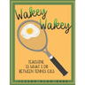 Lesson Plan Book Teaching is What I do Between Tennis Gigs with Wakey Wakey Tennis Racquet Cover: Teacher Lesson Plan Book for Tennis Fan or Player