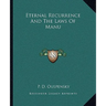 Eternal Recurrence And The Laws Of Manu
