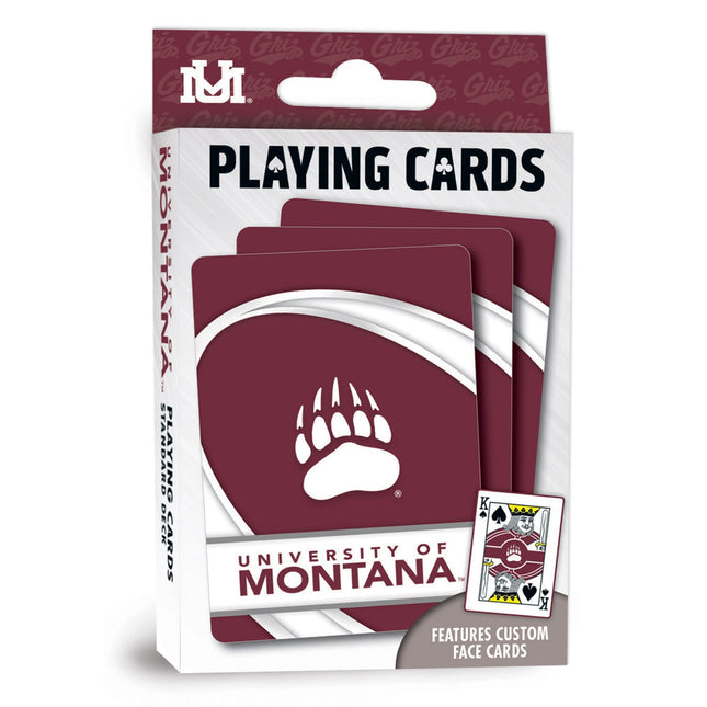 Montana Grizzlies Playing Cards - 54 Card Deck by MasterPieces Puzzle Company INC