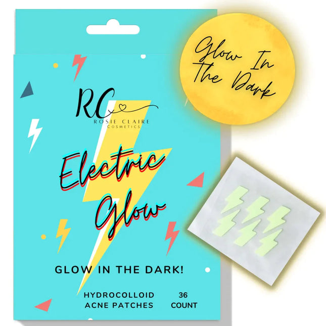 Glow In The Dark Hydrocolloid Acne Pimple Patches 36 Count by Rosie Claire Cosmetics