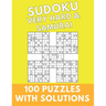 Sudoku Very Hard & Samurai: 100 Puzzles With Solutions Large Print Puzzles Book For Adults And Kids With Answers